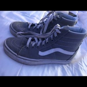 Gray high top vans!